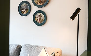 Wall Decor in the Main House Studio at the Pechtlgut in Lofer