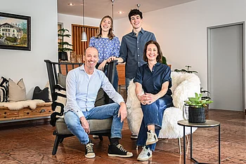 Die Gastgeber Familie Stainer im Pechtlgut in Lofer