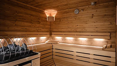 Eine Sauna im Pechtlgut in Lofer