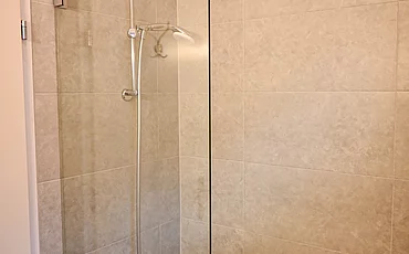 Das Badezimmer im Landhaus Family des Pechtlguts in Lofer